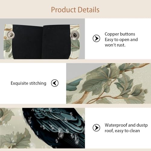 Boîtes à mouchoirs CrowTissues pack de 2 pour la maison et le bureau - 4