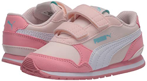 Puma Girls St Runner Hook And Loop Sneaker, Rosewater-Peony-Puma White, 9 Toddler Us #TOP6