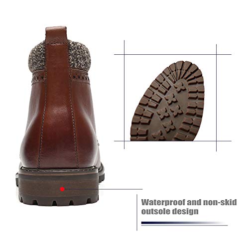 Image of Brown Leather Slip-On Loafers for Men by La Milano