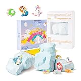 CandyT Nouveau Produit éducatif pour Enfants Fille Jouet fée Licorne fouille archéologique Fille Jouet éducatif (coloré)