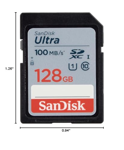 SanDisk 128GB Ultra SDXC UHS-I Memory Card - 100MB/s, C10, U1, Full HD, SD Card - SDSDUNR-128G-GN6IN - Image 6