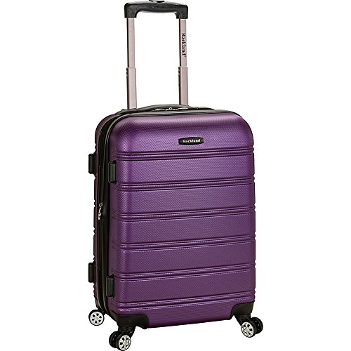 Image of Rockland Plastic Purple Carry-On (F145-PURPLE)