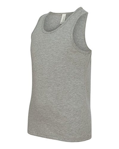 Bella + Canvas Youth Jersey Tank, Small, ATHLETIC HEATHER2