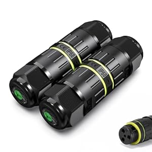 Deecozy Wasserdichte Kabelverbinder 3-Polig 2 Stücke