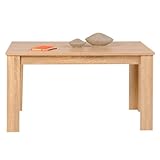 kulissentisch ausziehbar oval Ausziehbar, Kratzfest Phönix 616206ES Ausziehbarer Esstisch Casablanca, 140/170/200 x 74 x 80 cm, eiche sägerau