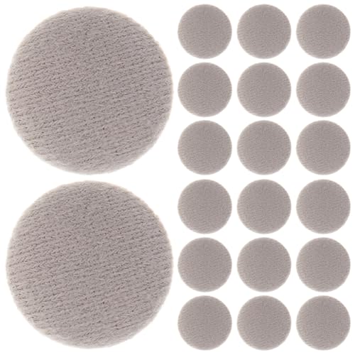 CRILSTYLEO 50 Pcs Hebilla del techo del coche deslizadores de muebles para pisos de madera protectores de suelo para muebles cierre reparación del revestimiento del techo del coche paño Grey