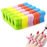10pcs Toe Separators for Pedicure, Soft Sponge Toe Separator for Nail Polish, Toe Dividers Separators Finger Dividers for Women Nail Art Pedicure Manicure Polishing Beauty Accessories