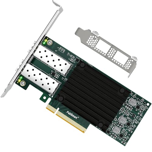 PCIE GEN 3.0 X8 to 2X 25GbE SFP28 Optical Ports Intelligent RDMA Converged Ethernet Adapter for HPC, Storage and Virtualization, Mellanox ConnectX-4 Lx MT27711A0 25Gb/s Ethernet Controller (CX4121A)