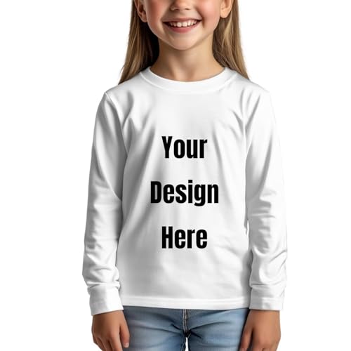 Image of Uourmeti Long Sleeve Tops for Boys Graphic T Shirts Teen Girls Active Pullover Tees