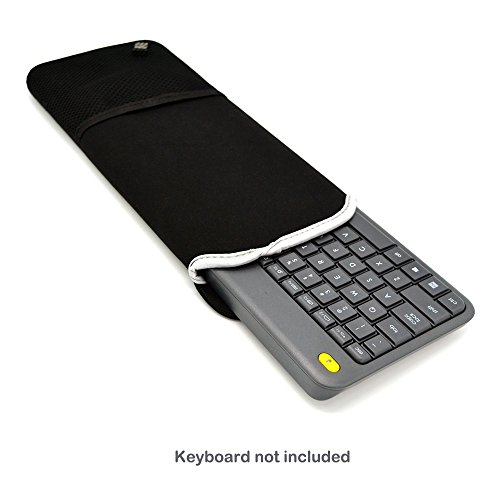 Case Wonder Color Negro Suave Nueva Neopreno Estuche de la Manga de Protección Portátil Cubierta de la Bolsa Bolsas para Logitech K400 Plus -...