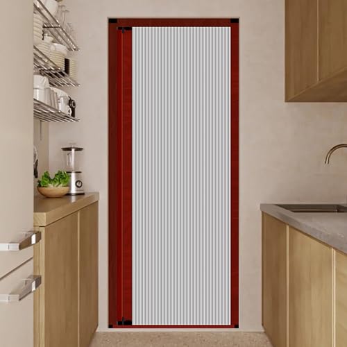 Preisvergleich Produktbild FalttüR FalttüRen FaltschiebetüR Verdunkelnde Innen-Schiebetür Mit Griff, Umweltfreundliche Zellular-Falttüren Mit Mehrfachfaltung Als Raumteiler / Schallschutz, Akkordeon-Faltentür Für Küchen(80x80in(2