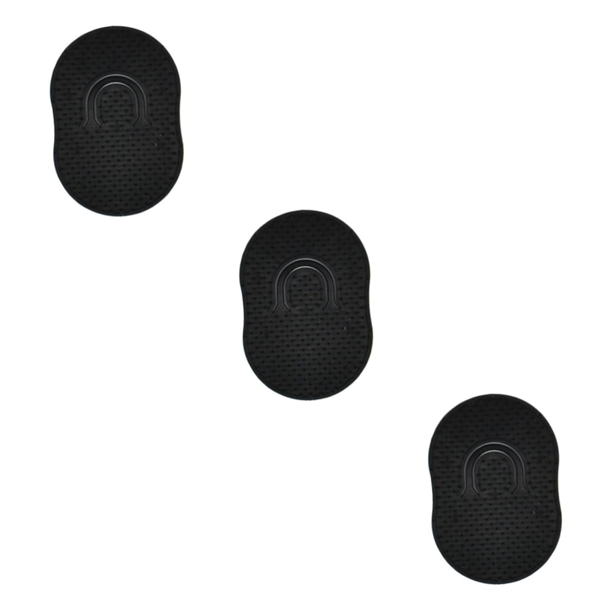 Healvian 36pezzi Pettine Massaggiante Per Portatile Spazzole Per Shampoo e Massaggio Scalpale Nero Design Antiscivolo Materiale Per e Styling Dei