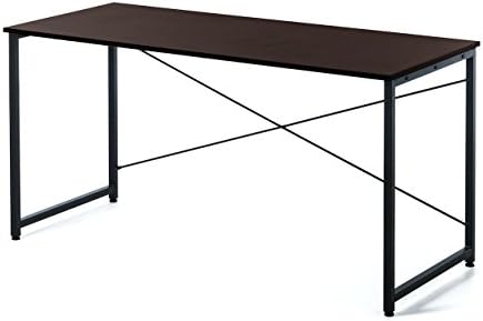 （11:30時点） サンワダイレクト シンプルワークデスク 幅140cm×奥行60cm モニターアーム対応 組立簡単 パソコンデスク ダークブラウン 100-DESKF005BR