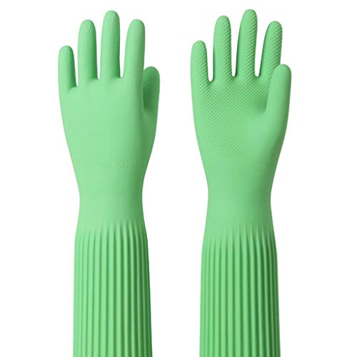 Gants en caoutchouc latex de 58cm pour nettoyage de jardin épaisses