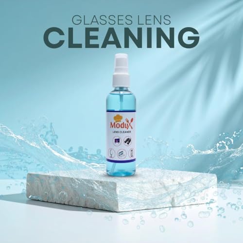 Image of SONORO KATE Lens Cleaner Spray Combo 100 ml + 100 ml with 2 Microfiber Cloths - Streak-Free Anti-Fog & Anti-Static Cleaner for Spectacles, Eyeglasses, Sunglasses, Camera Lenses, Binoculars & Screens