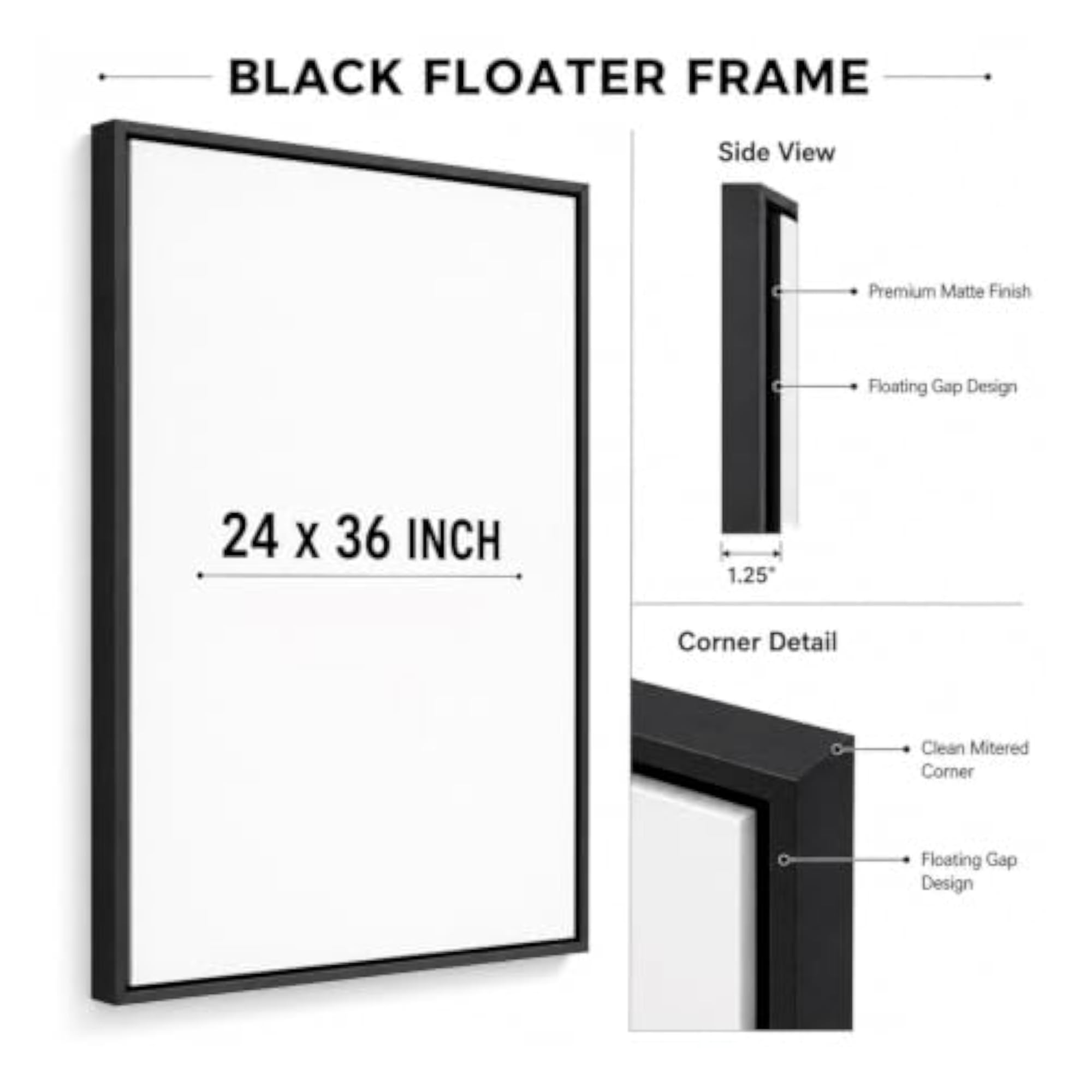 Modern Abstract HD Printed Canvas Wall Art Painting - 053