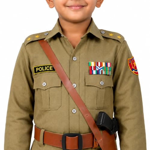 Image of Raj Costume Freedom Fighter Costume for Kids | Independence Day Fancy Dress | Patriotic School Function Dress | Boys & Girls