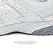 Avia Verge Womens Sneakers - Tennis, Court, Cross Training, or Pickleball Shoes for Women, 8 Medium, White with Light Pink