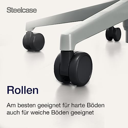 Steelcase Ergonomischer Bürostuhl: Gesture, 360°-Armlehnen, Trüffel – Ansicht 9