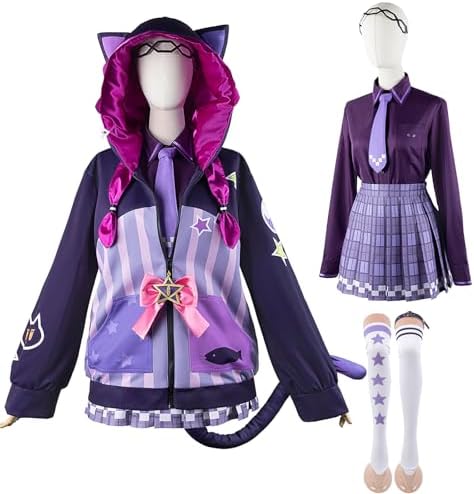 Amazon.co.jp: [milky time] ホロライブ 紫咲シオン コスプレ VTuber