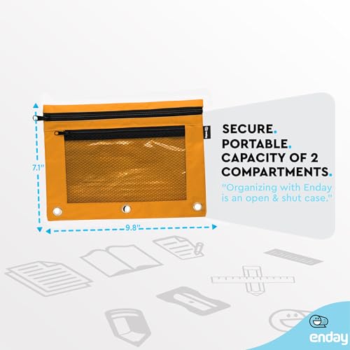 Image of Enday Pencil Pouch (Orange, 1)