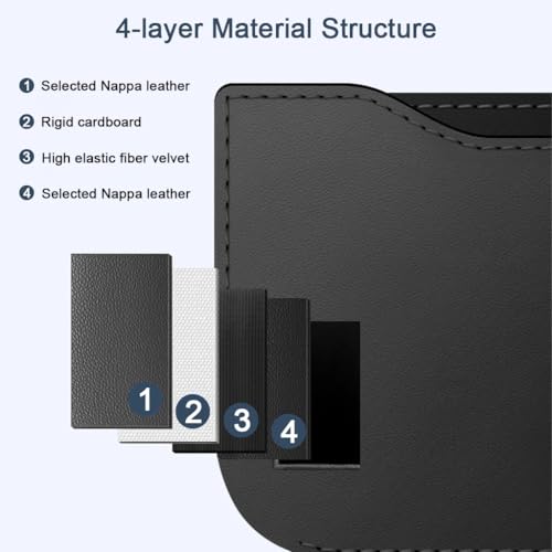 Image of STHIRA Car Seat Storage Pocket PU Breathable Car Utility Accessories Peel-And-Stick Car Organiser and Space-Saving Car Net Pocket for Phone, Keys, Cards, Sunglasses, Dashboard 24x10cm