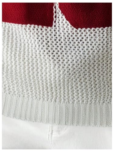 Men's Jersey Shirt Y2k Oversized Number Crochet Hollow Out Jersey Tee Sweater V Neck Short Sleeve Knitted Crop Top4