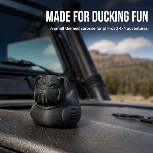 Canard Jeep figurine de bureau bouledogue et décoration personnalisée - 4