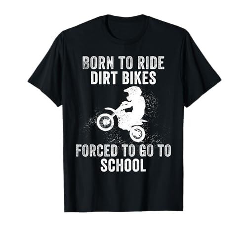 Funny Dirt Bike T-Shirt for Boys and Girls