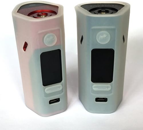 Ksuellpwr2pc/lot Wismec Reuleaux RX2/3 Case, Silicone Skin case for rx2/3 - Transparent