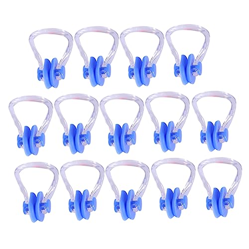 GALPADA 14 Pack Silicone Nose Clips Swimming Nose Protectors Soft Stretchy Reusable Tear-Resistant for Divers Pool Users