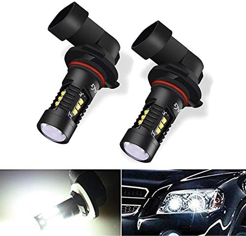 LTPAG 2pcs 9006 LED Fog Lights Bulbs or DRL, 60W 2400 Lumens Automotive HB4 LED Fog Light Bulbs Replacement IP68 6000K Super Bright LED Driving Lights Xenon White, 2 Year Warranty