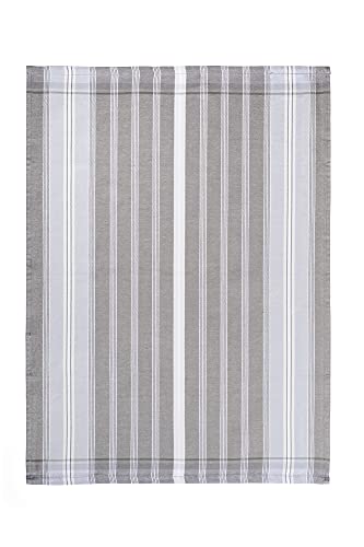ATEN Homeware Egyptian Cotton Multipurpose 6 Pack Kitchen Towels Set, 3 Tea towels 50 x 70 cm & 3 Soft Hand Towels for Kitchen 50 x 50 cm - Highly Absorbent, Quick Dry, Made in Egypt (Grey) - Image 5