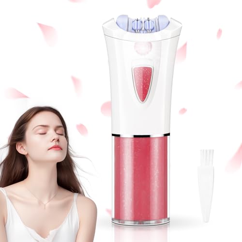 Épilateur électrique sans fil femme pour visage et corps avec lumière LED intégrée