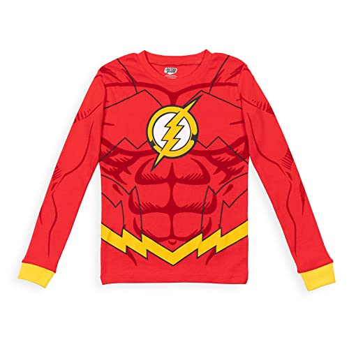 DC Comics Justice League Superman Batman The Flash Cosplay Pajama Shirts and Pants Toddler to Big Kid2