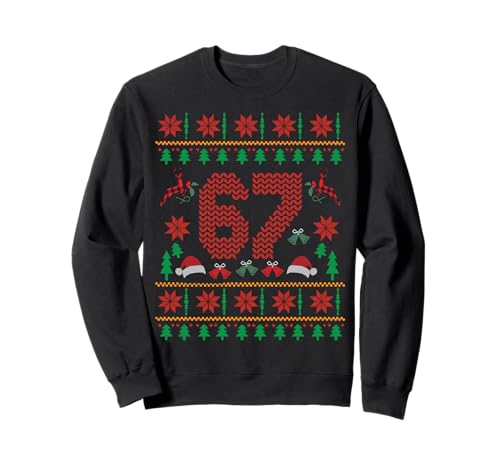 Six Seven Funny Christmas Meme Fair Isle �A�O���[�X�^�C�� �N���X�}�X �g���[�i�[