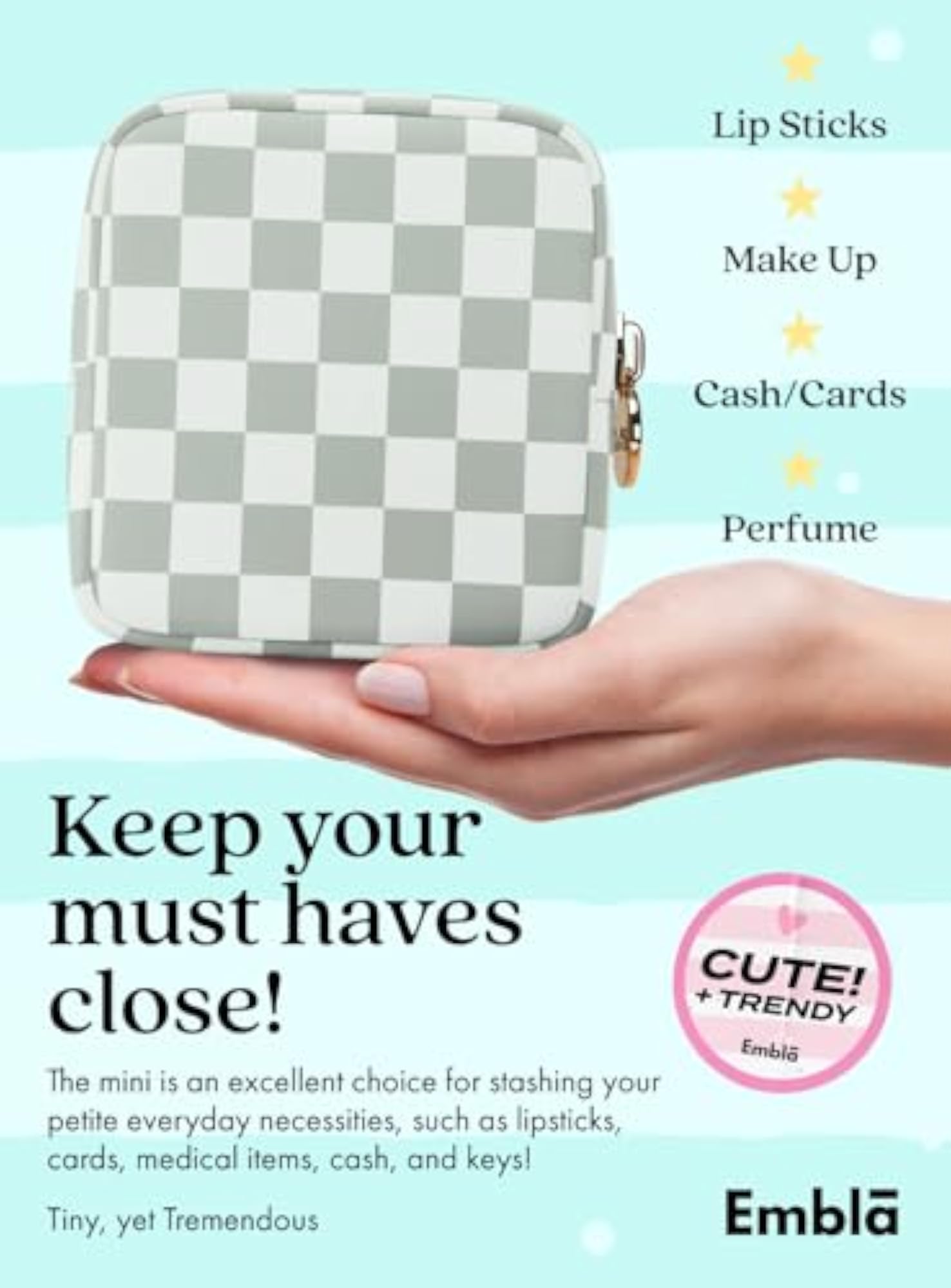 Makeup Bag Travel Cosmetic Bag, Cute Organizer