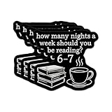 (4PCS) Reading 67 Sticker 67 Meme English Teacher Funny 67 Book Lover Humor Waterproof Die-Cut Vinyl Sticker for Laptop Water Bottle Phone Case Decal Stuff Birthday Gift 3 Inch