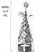 Spinning Silver Tree with Butterflies Candleholder Holiday Scandinavian Design Tree Rotates from The Heat of The Tea Light Carousel Candle Holder