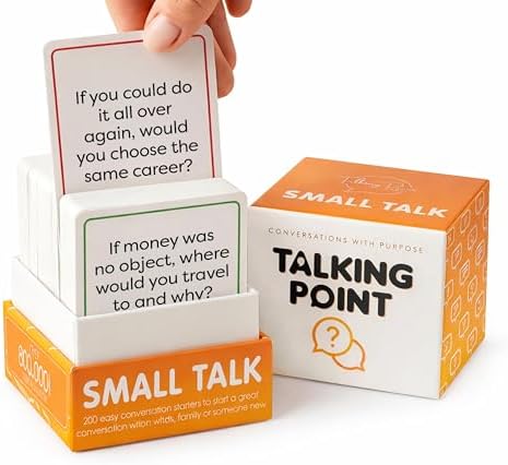 200 Fun Icebreaker Cards, Easy Small Talk Conversation Starters for Adults