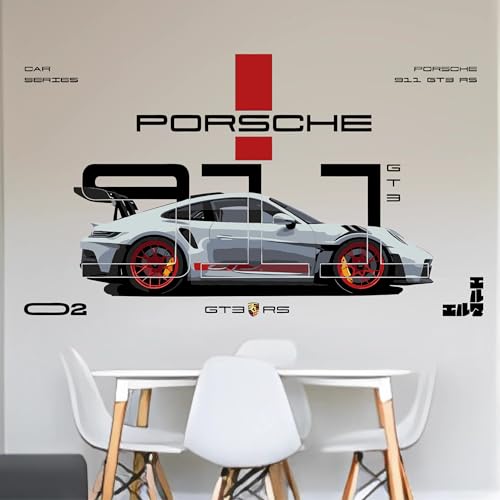 Image of pourche GTrs car Wall Sticker
