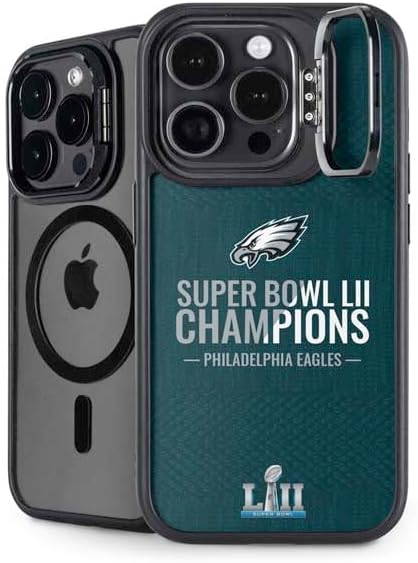 Skinit Kickstand Phone Case Compatible with iPhone 14 Pro - Officially Licensed NFL Philadelphia Eagles Design