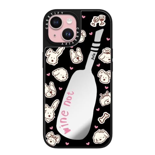 Coque miroir pour iPhone 15 incassable et magnétique protection élégante argent