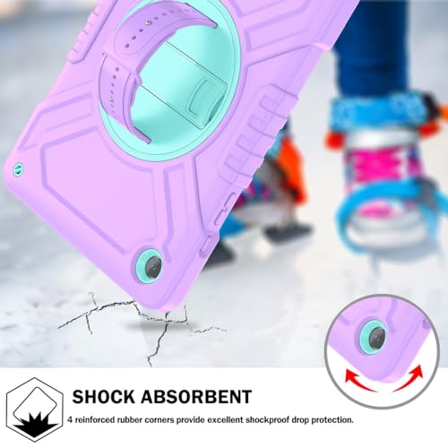 Funda Samsung Galaxy Tab A9 Plus para niños con asa giratoria 360 grados antichoque 3