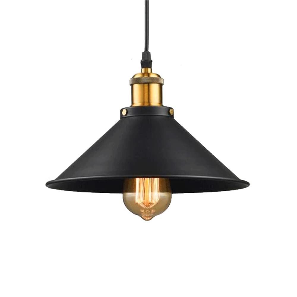 Lámpara colgante de hierro E27 estilo industrial de 21 cm para pasillo