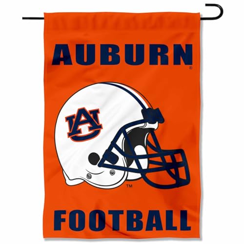 Auburn Football Helmet Garden Flag