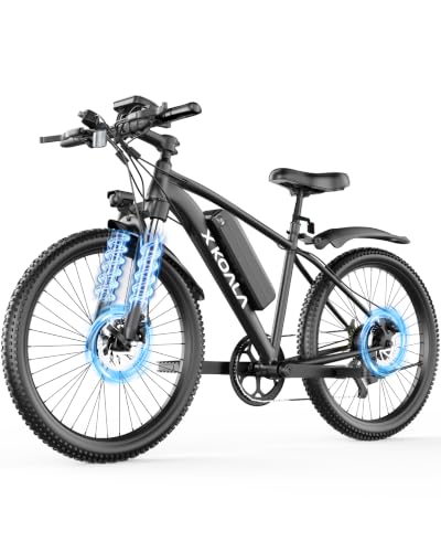 Electric Bike for Adults, 26" 1500W Peak Mountain E Bike, 50 Mile image 1