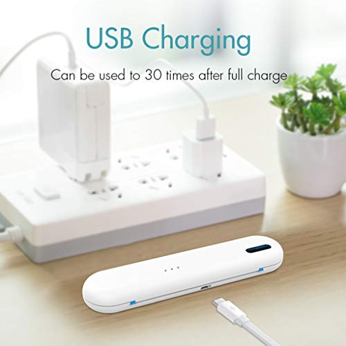 MERIGLARE Estojo de Carga Higienizante para Escova de Dentes UV com Capacidade de Bateria de 500 Mah
