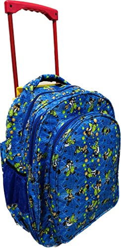 Image of Da Tasche Unisex Water Resistant 2-Wheel Kids Trolley School Bag
