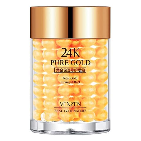 VENZEN Pure 24K Gold Eye Cream Real Luxury Effect Beauty Of Nature Nourishment Hydrating 30g Cover